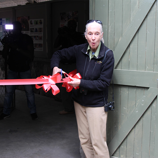 Dr. Jane Goodall and KWS Director General visit Sweetwaters