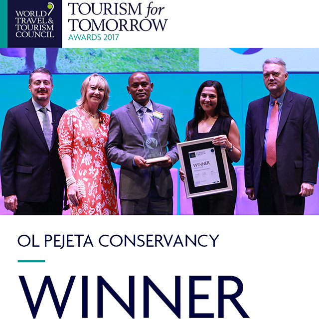 OL PEJETA WINS GLOBAL TOURISM AWARD