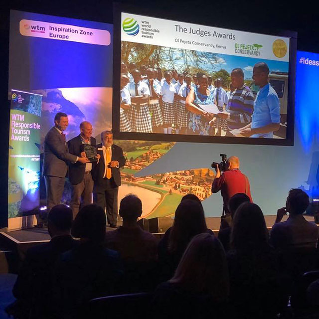 PRESS RELEASE | Ol Pejeta Conservancy Wins Award at World Travel Market Responsible Tourism Awards